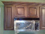 Kitchen cabinets with crown molding