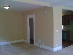 Open lower floor plan. Huge living space